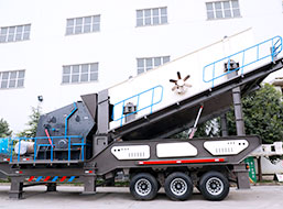 Tire Type Mobile Impact Crusher Station