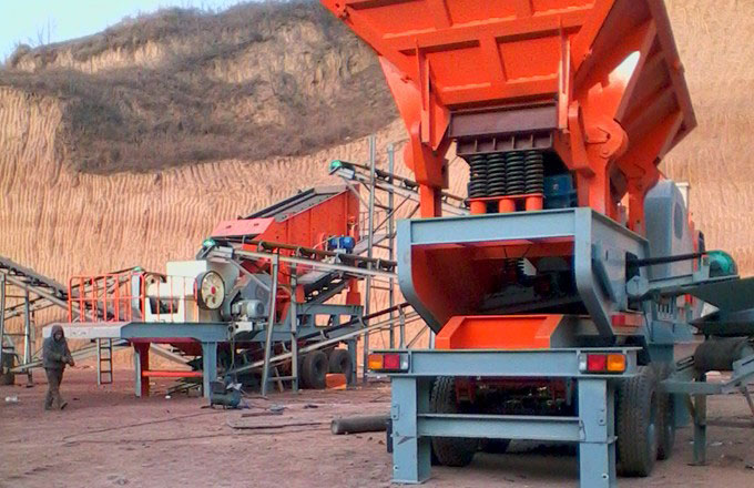 80T/H-100T/H Calcium Mobile Crushing Plant in Tanzania