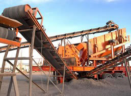 100-120T/H Gypsum Mobile Crushing Line in Nigeria