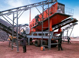50-80T/H Basalt Mobile Crushing Line in Kenya
