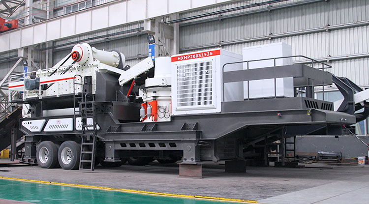 Tire Type Mobile Cone Crusher Station